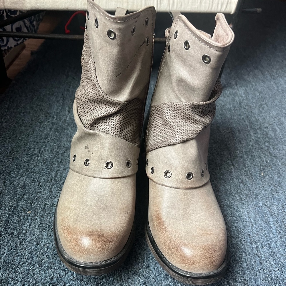 Steampunk ankle boots
